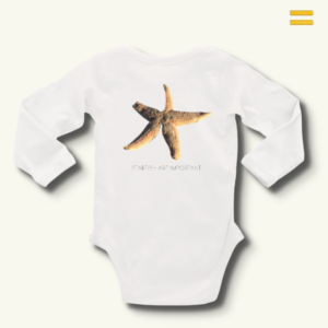 STARFISH ARE IMPORTANT BABY ONESIE