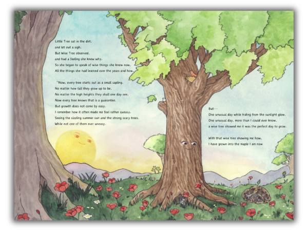 PAGE 1 AND 2 OF HOW A LITTLE TREE FOUND ITS ROOTS