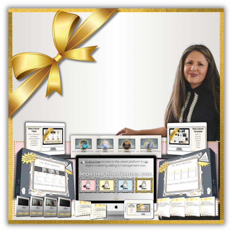 Begin the 14-Day Wise eDynasty Free Trial and launch your own Wise Boutique.